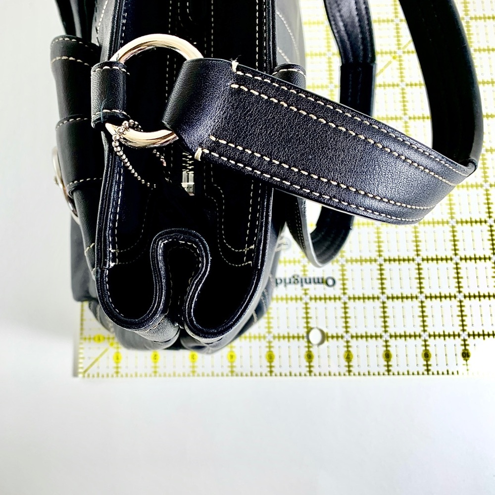 NWOT Black Bucket Leather Coach bag - Picture 8 of 11